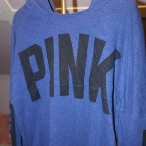 Pink V - Neck Hoodie